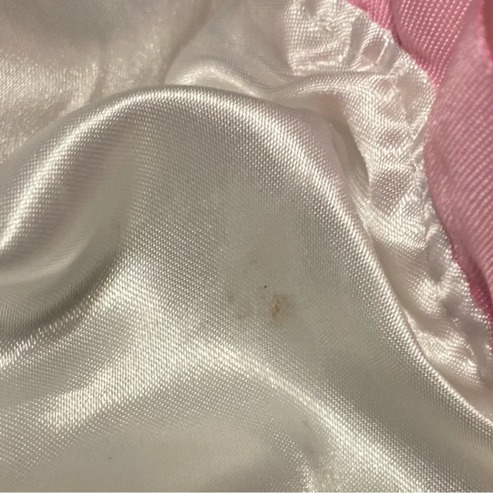 Okie Dokie Leopard Print Plush Blanket with Pink Trim Lovie Satin